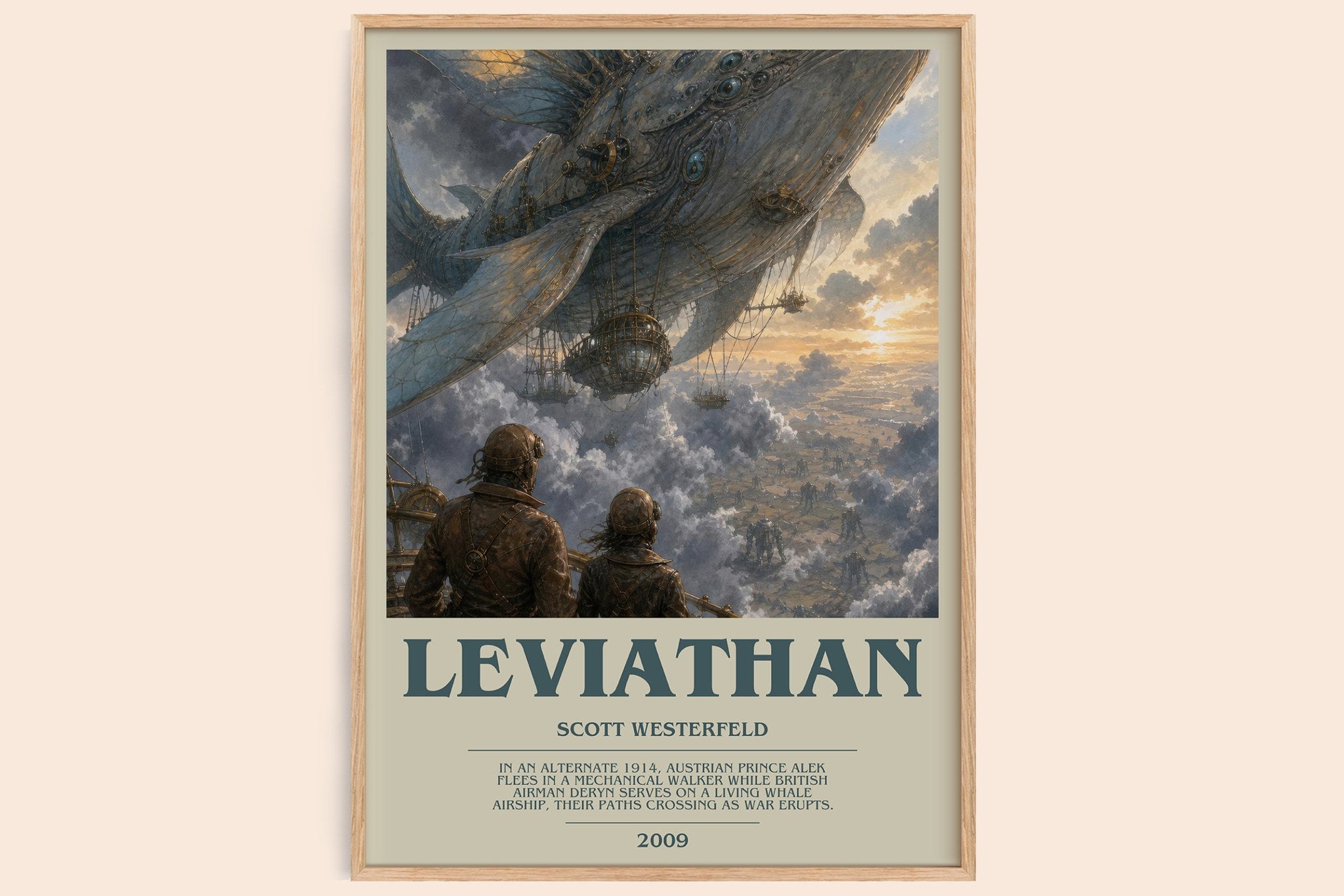 Leviathan Bookish Wall Art by Scott Westerfeld
