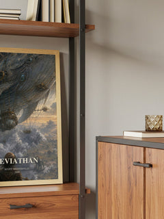 Leviathan book watercolour illustration paper finish options – matte satin gloss