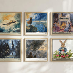Leviathan literary art print colour and style options – Scott Westerfeld book art
