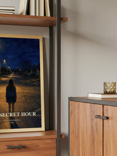 The Secret Hour book watercolour illustration paper finish options – matte satin gloss