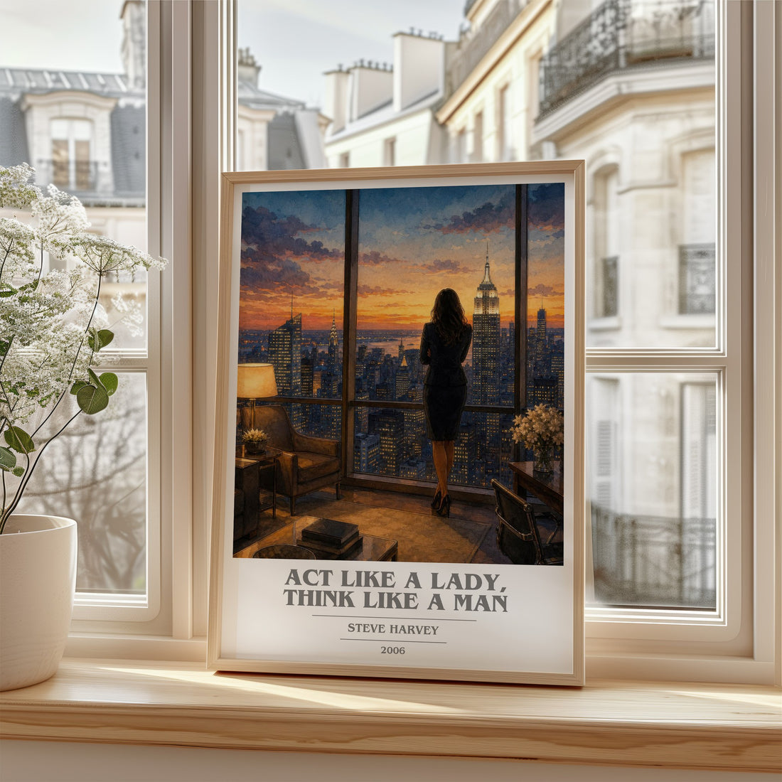 Act Like a Lady, Think Like a Man book cover poster colour and style options – Steve Harvey book art