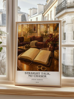 Straight Talk, No Chaser book cover poster colour and style options – Steve Harvey book art