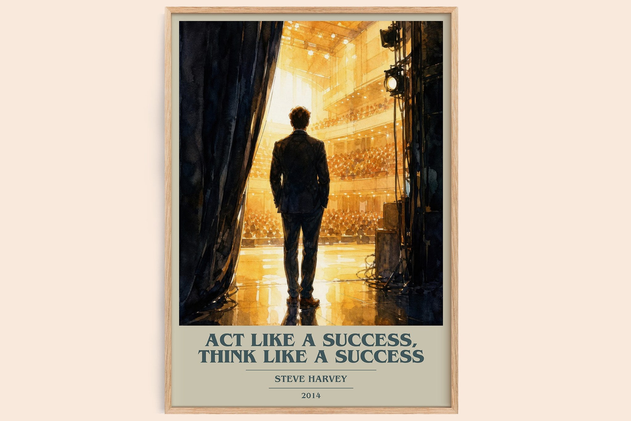 Act Like a Success, Think Like a Success Book Cover Poster by Steve Harvey