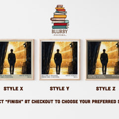 Act Like a Success, Think Like a Success literary print in frame leaning in hallway – non fiction wall art