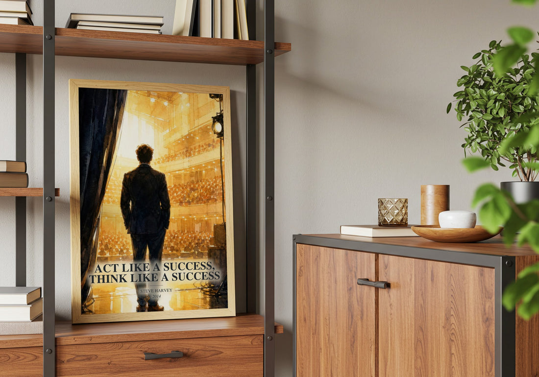 Act Like a Success, Think Like a Success book watercolour illustration paper finish options – matte satin gloss