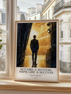 Act Like a Success, Think Like a Success book cover poster colour and style options – Steve Harvey book art