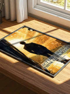 Act Like a Success, Think Like a Success watercolour book poster framed on wall – non fiction wall art