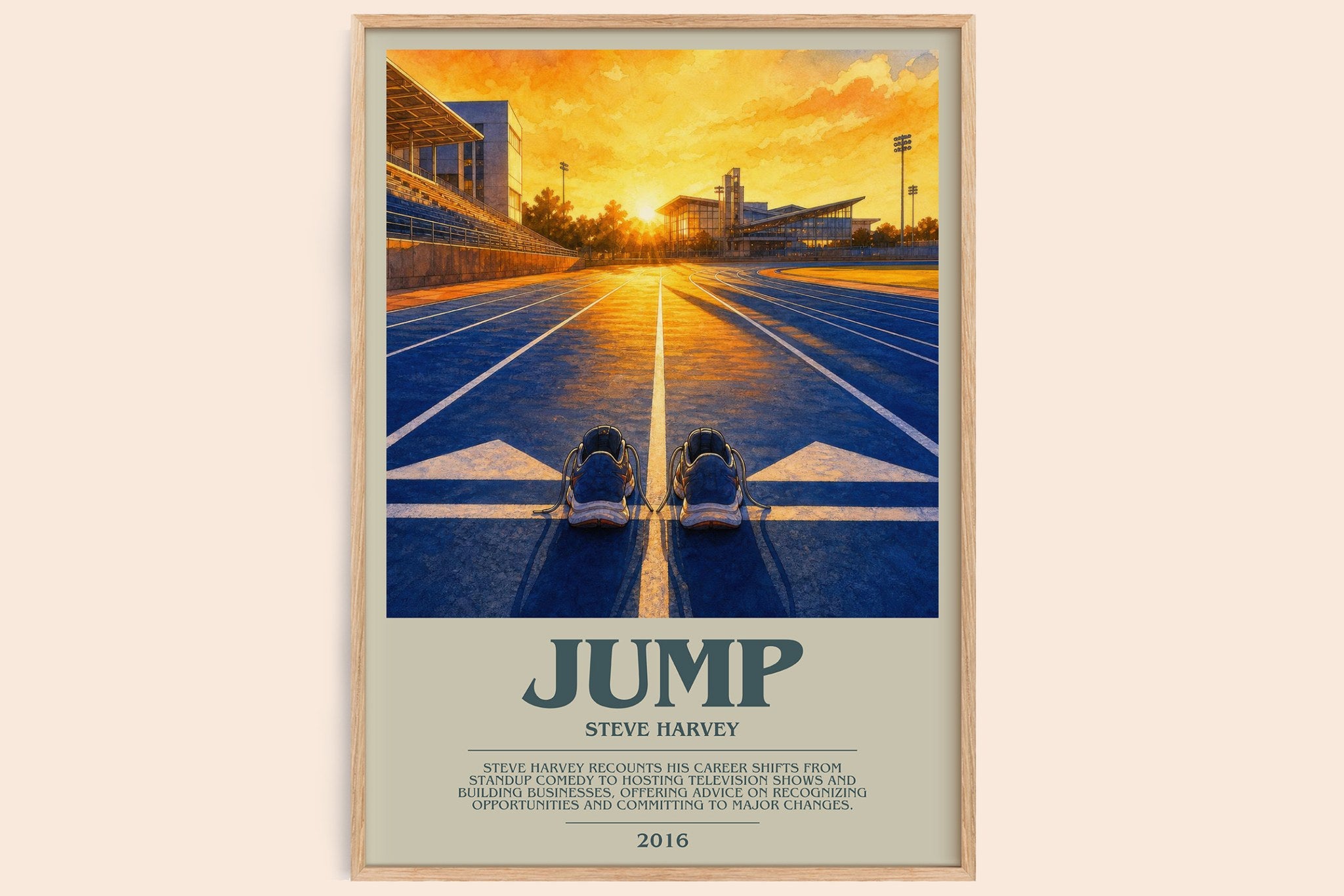 Jump Bookish Wall Art by Steve Harvey