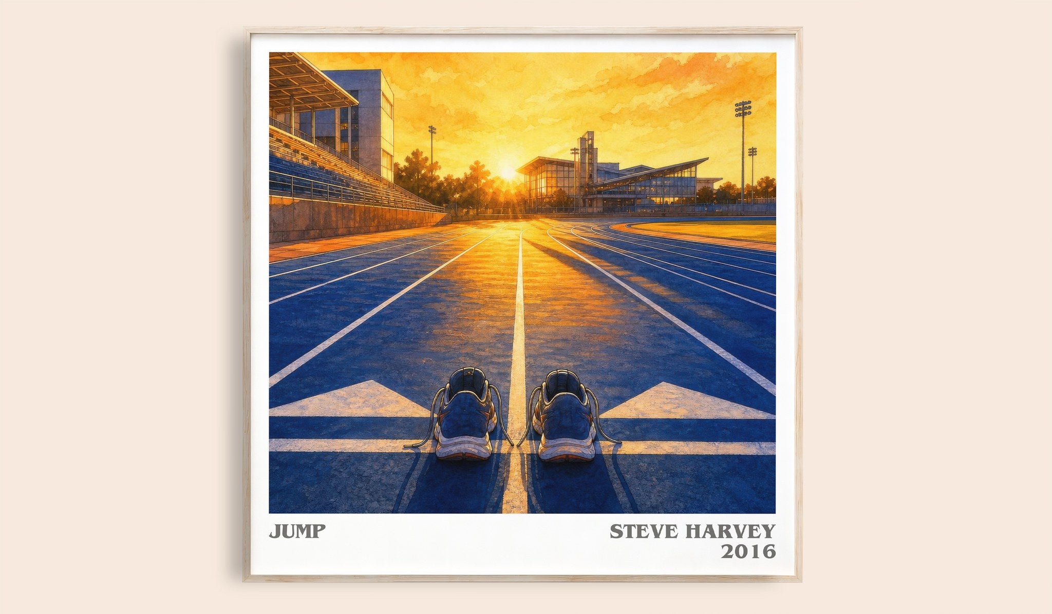 Jump Literary Art Print by Steve Harvey