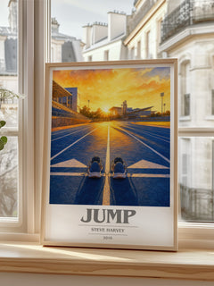 Jump book cover poster colour and style options – Steve Harvey book art