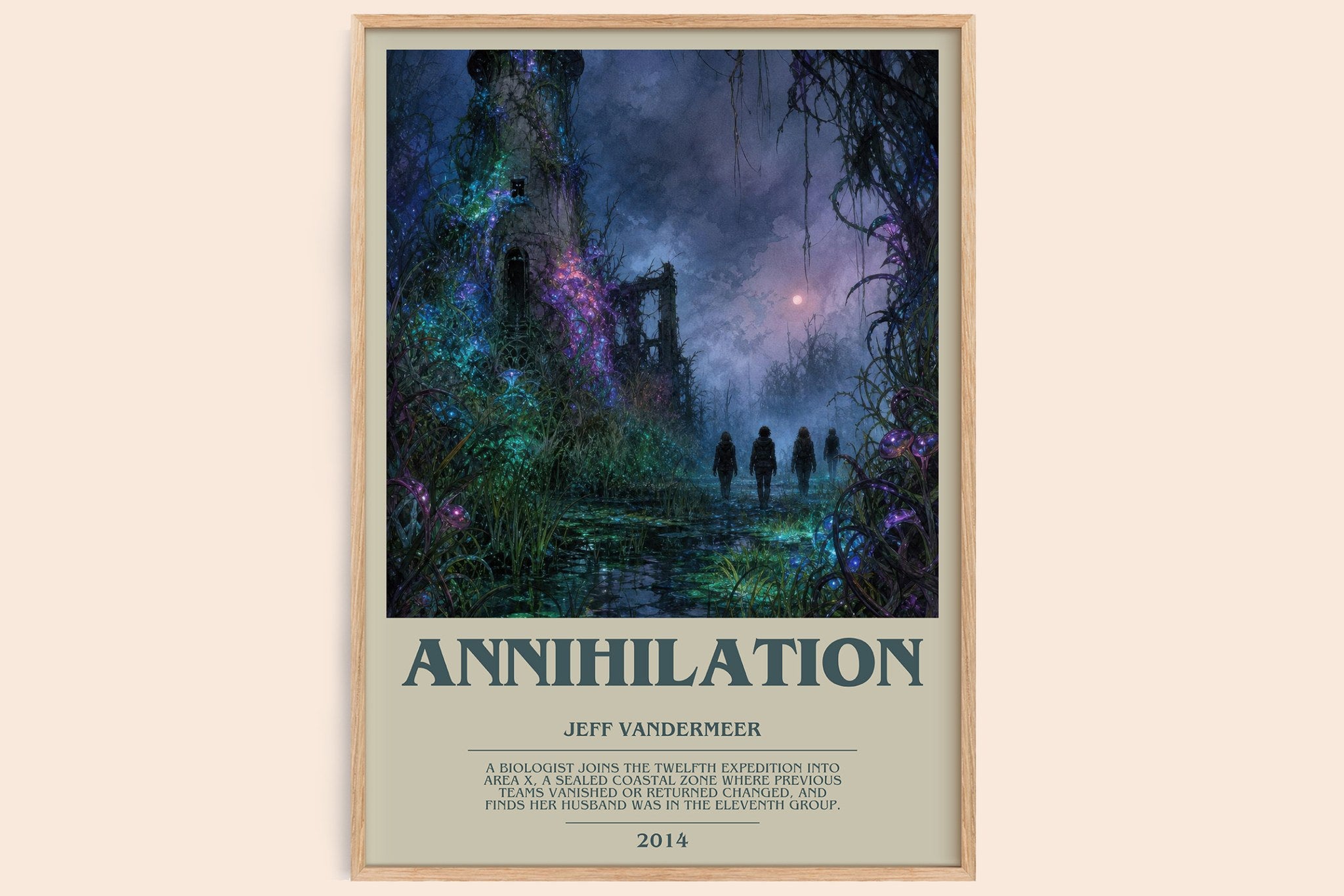 Annihilation Bookish Wall Art by Jeff VanderMeer