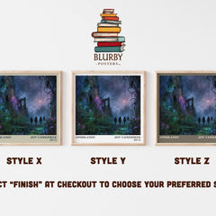 Annihilation literary print in frame leaning in hallway – sci fi wall art