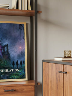 Annihilation book watercolour illustration paper finish options – matte satin gloss