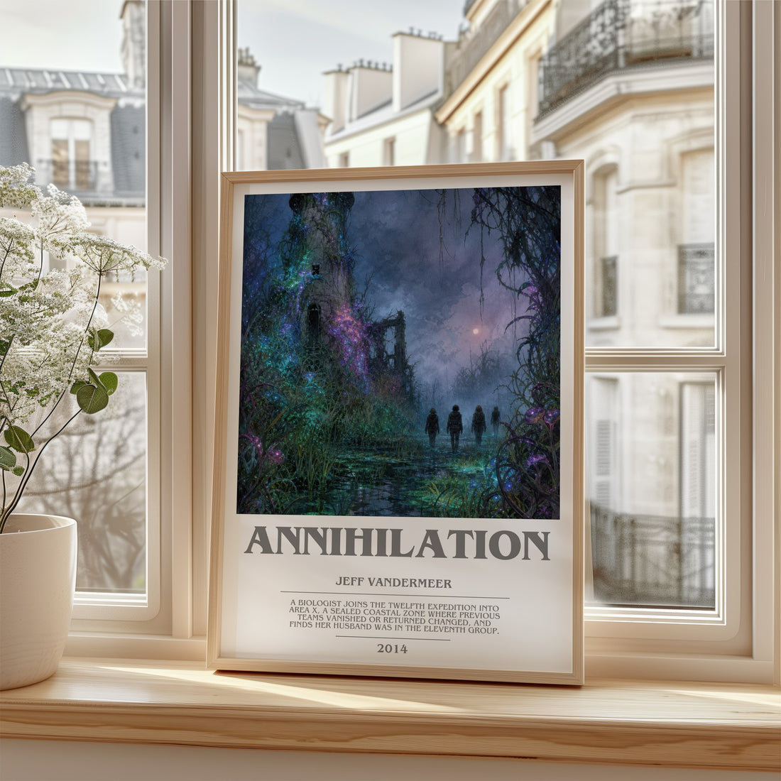 Annihilation bookish poster colour and style options – Jeff VanderMeer book art