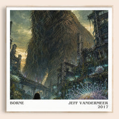Borne Literary Art Print by Jeff VanderMeer – square framed poster