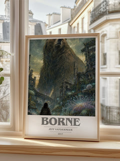 Borne book cover poster colour and style options – Jeff VanderMeer book art