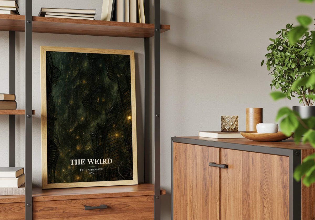 The Weird book watercolour illustration paper finish options – matte satin gloss