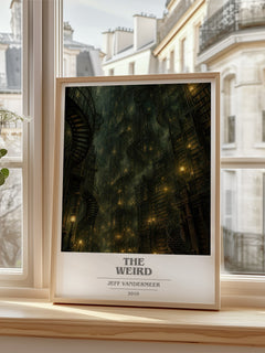The Weird book cover poster colour and style options – Jeff VanderMeer book art