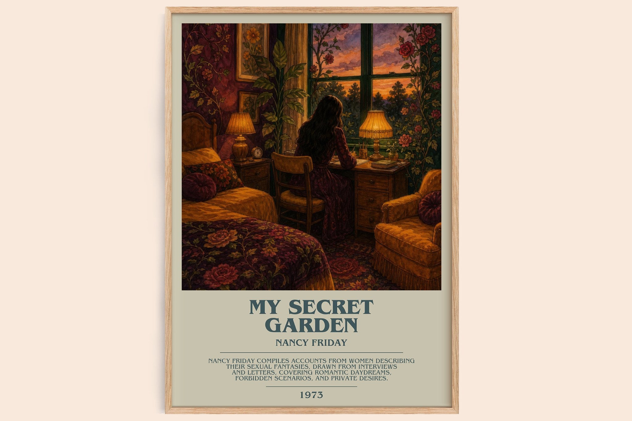 My Secret Garden Bookish Wall Art by Nancy Friday