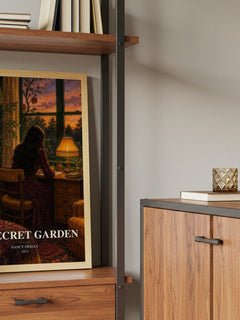 My Secret Garden book watercolour illustration paper finish options – matte satin gloss