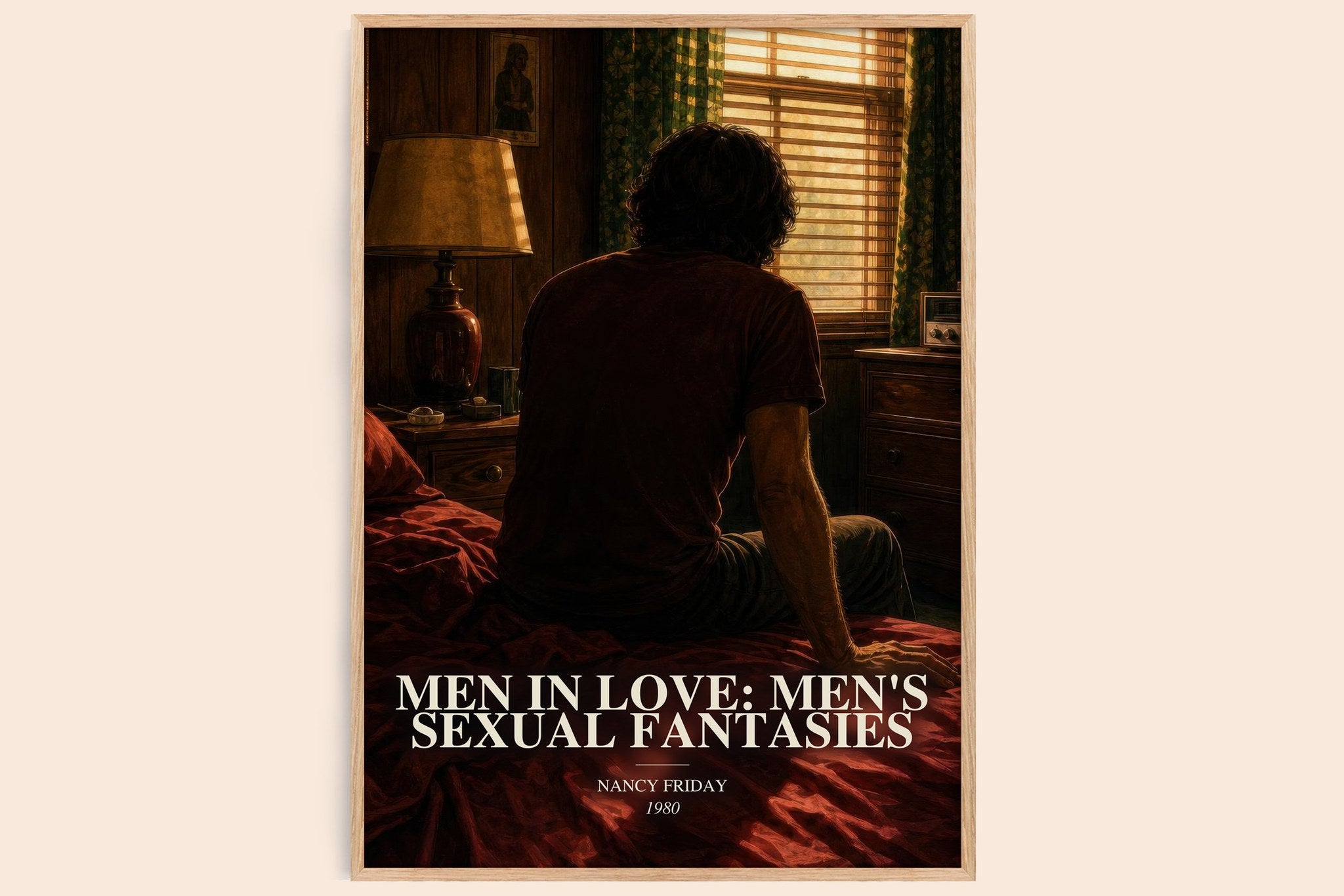 Men in Love: Men's Sexual Fantasies Book Watercolour Illustration by Nancy Friday
