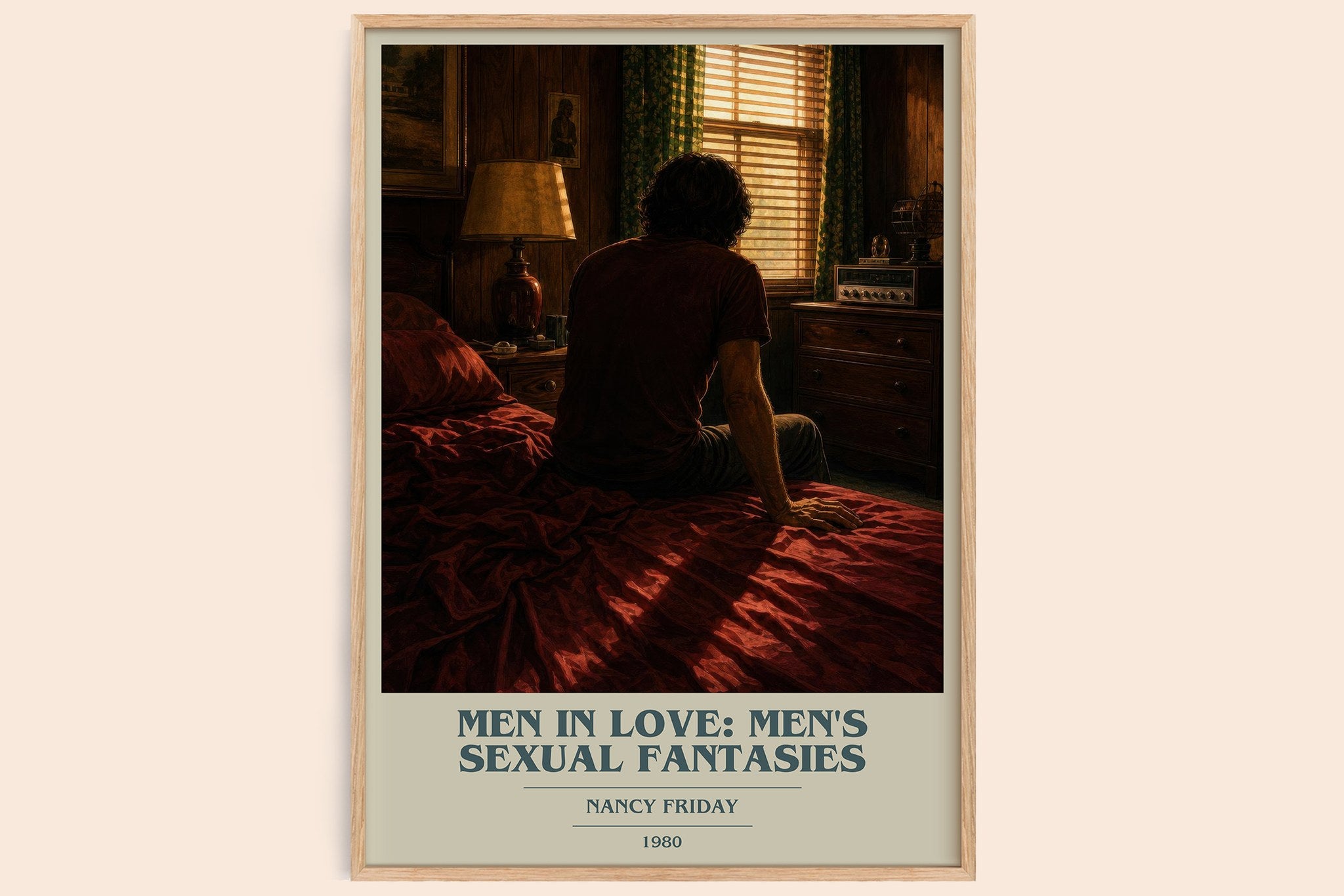 Men in Love: Men's Sexual Fantasies Book Cover Poster by Nancy Friday