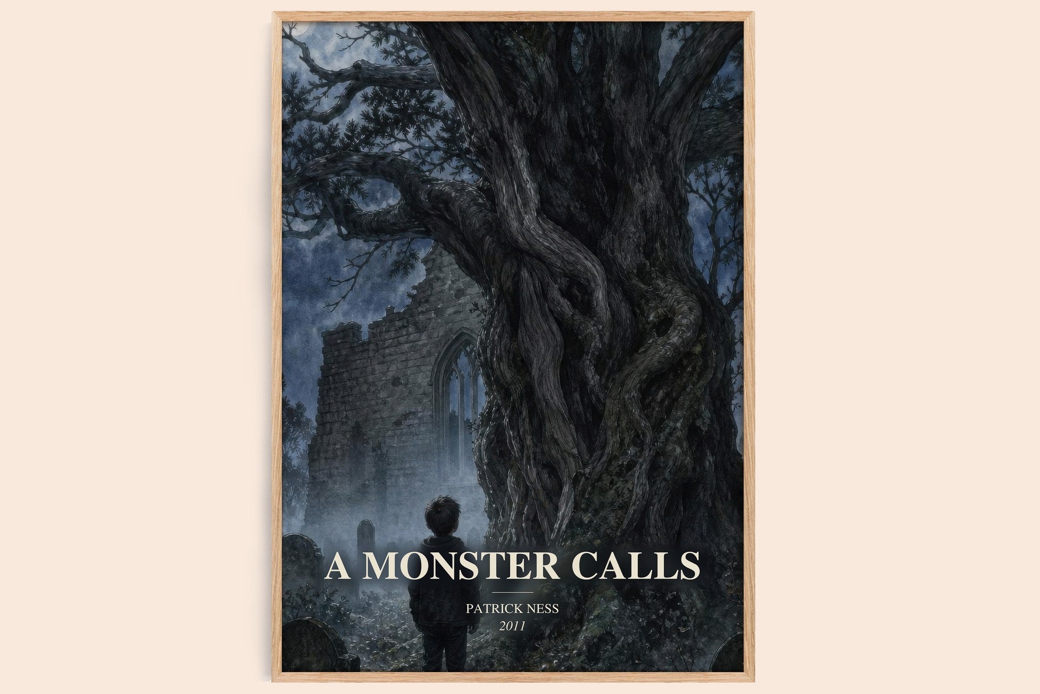 A Monster Calls Book Watercolour Illustration by Patrick Ness