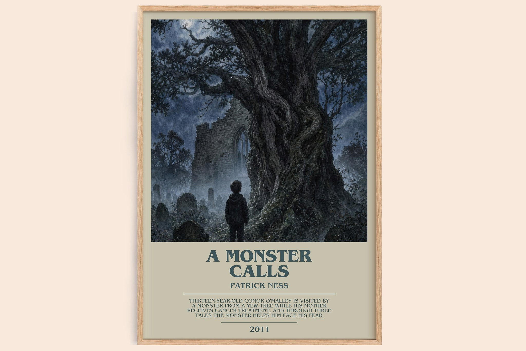 A Monster Calls Bookish Wall Art by Patrick Ness