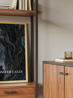 A Monster Calls book watercolour illustration paper finish options – matte satin gloss