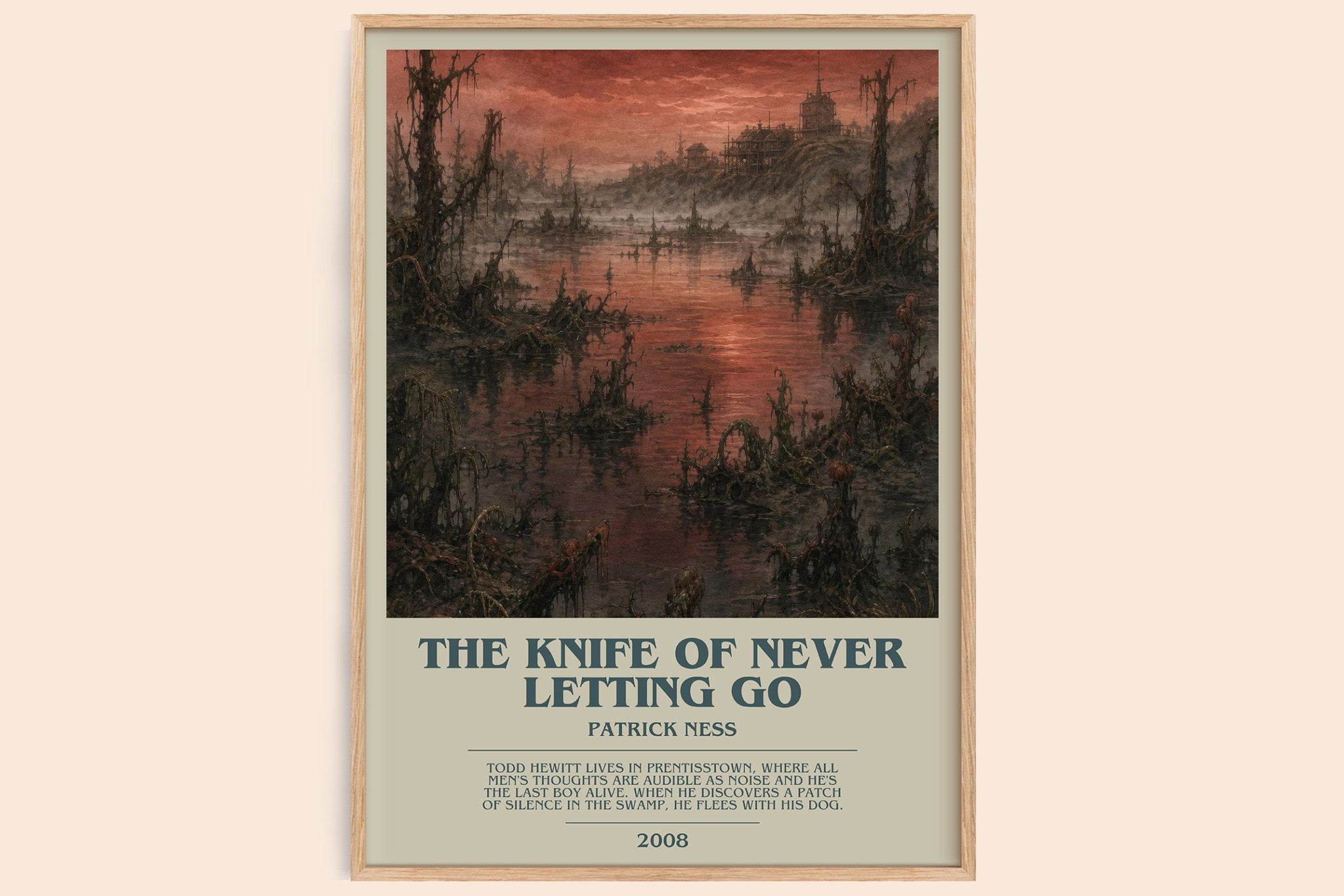 The Knife of Never Letting Go Bookish Wall Art by Patrick Ness