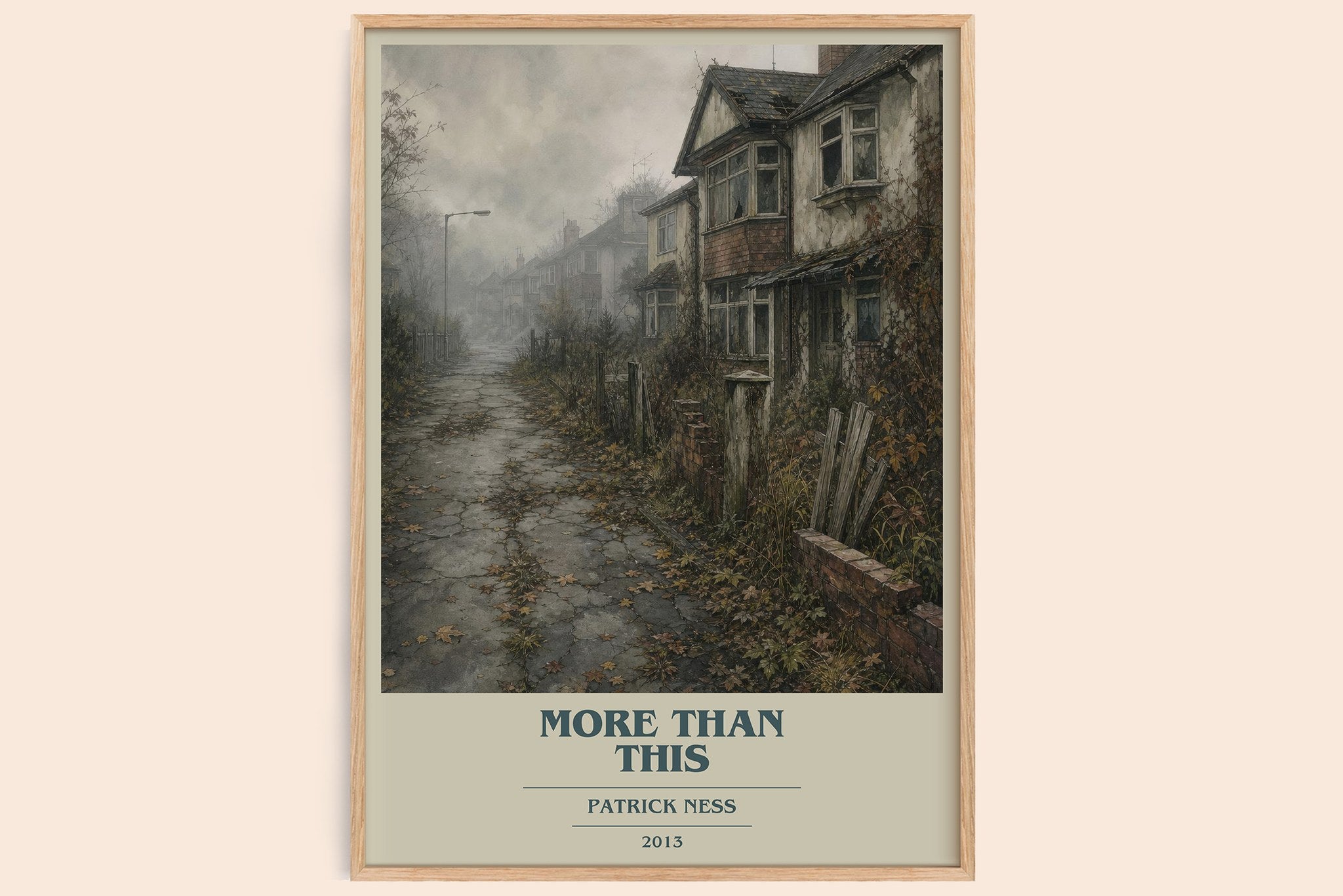 More Than This Book Cover Poster by Patrick Ness