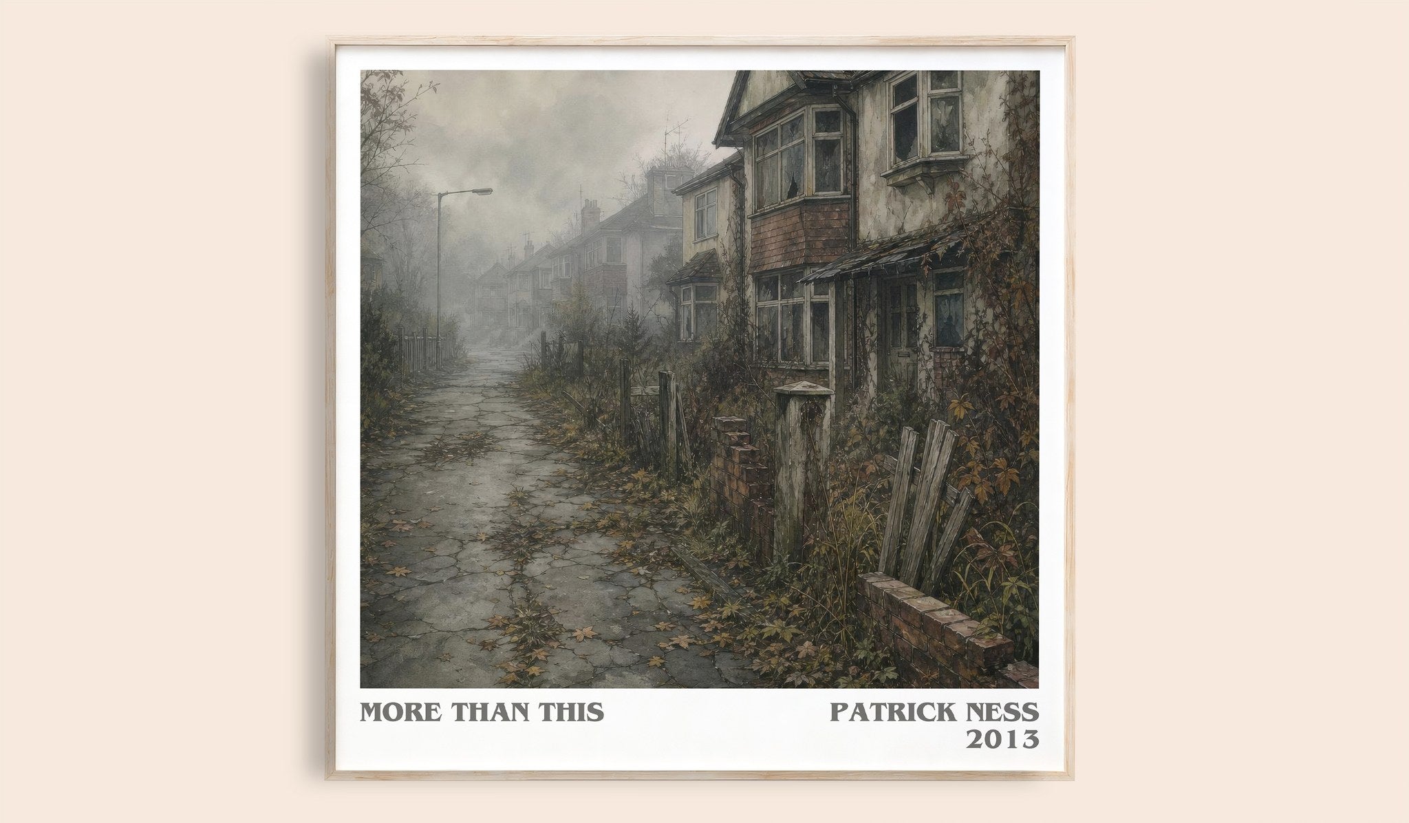 More Than This Literary Art Print by Patrick Ness