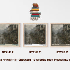 More Than This literary print in frame leaning in hallway – young adult wall art