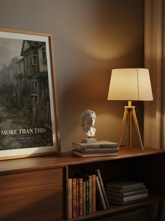 More Than This watercolour print on bookshelf – Patrick Ness fan gift