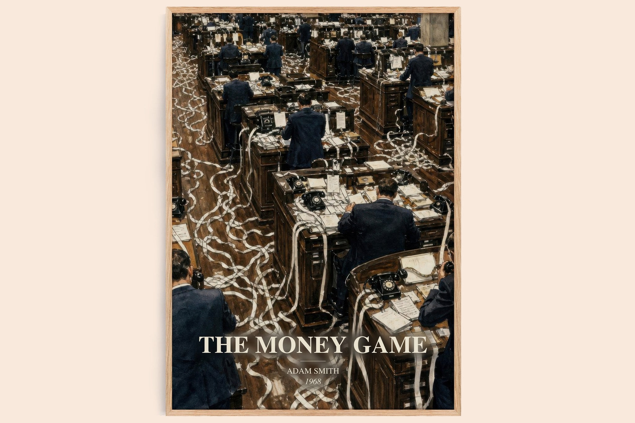 The money game Book Watercolour Illustration by Adam Smith