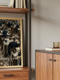 The money game book watercolour illustration paper finish options – matte satin gloss