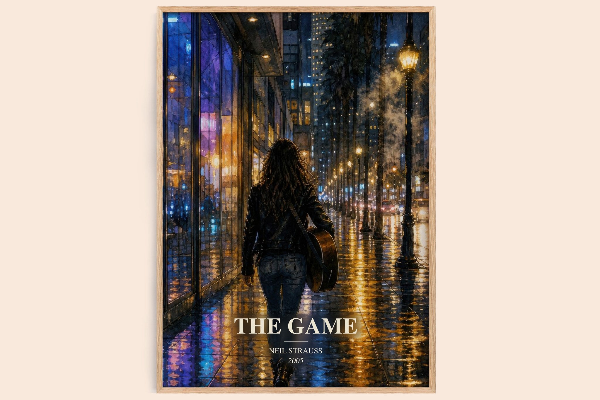 The Game Book Watercolour Illustration by Neil Strauss