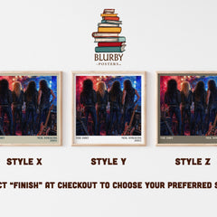 The Dirt literary print in frame leaning in hallway – memoir wall art