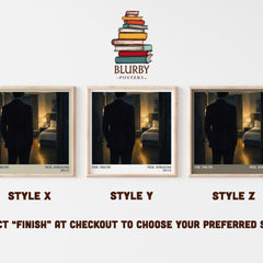 The truth literary print in frame leaning in hallway – memoir wall art