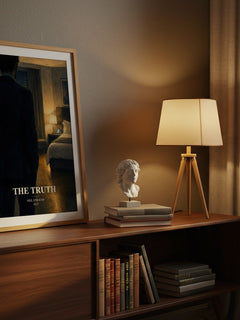 The truth watercolour print on bookshelf – Neil Strauss fan gift
