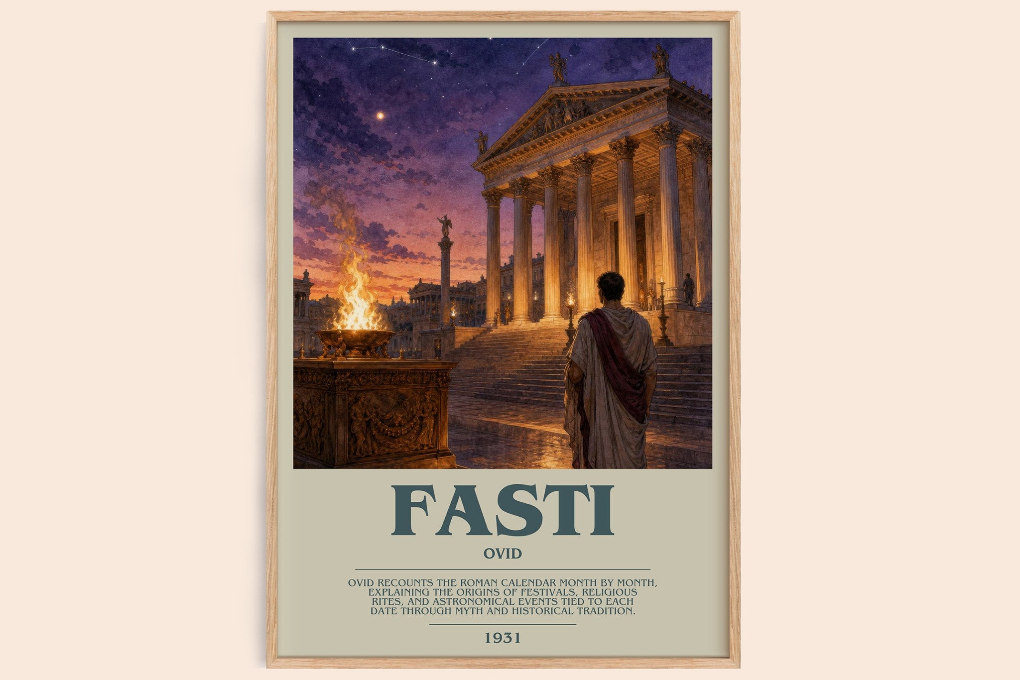 Fasti Bookish Wall Art by Ovid