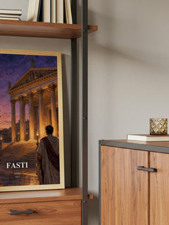 Fasti book watercolour illustration paper finish options – matte satin gloss