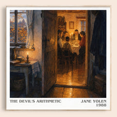 The devil's arithmetic literary book poster by Jane Yolen – framed literary art print