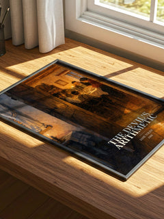 The devil's arithmetic watercolour book poster framed on wall – historical fiction wall art