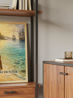 Encounter book watercolour illustration paper finish options – matte satin gloss