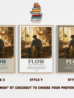 Flow Bookish Wall Art by Mihaly Csikszentmihalyi – image 4