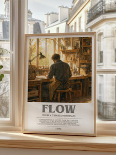 Flow Bookish Wall Art by Mihaly Csikszentmihalyi – image 2