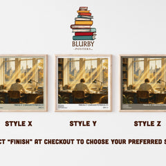 Applied positive psychology literary print in frame leaning in hallway – non fiction wall art