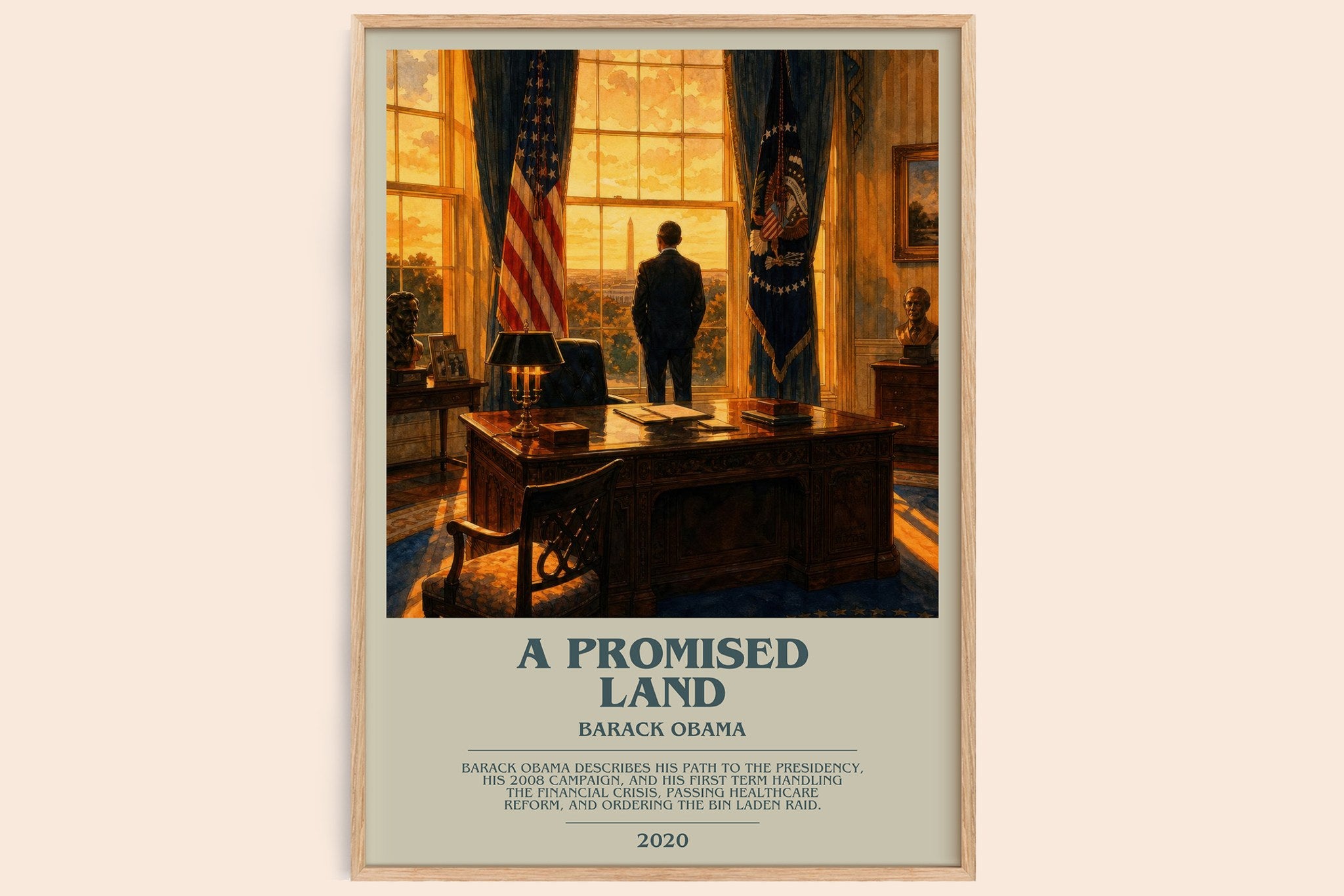 A Promised Land Bookish Wall Art by Barack Obama