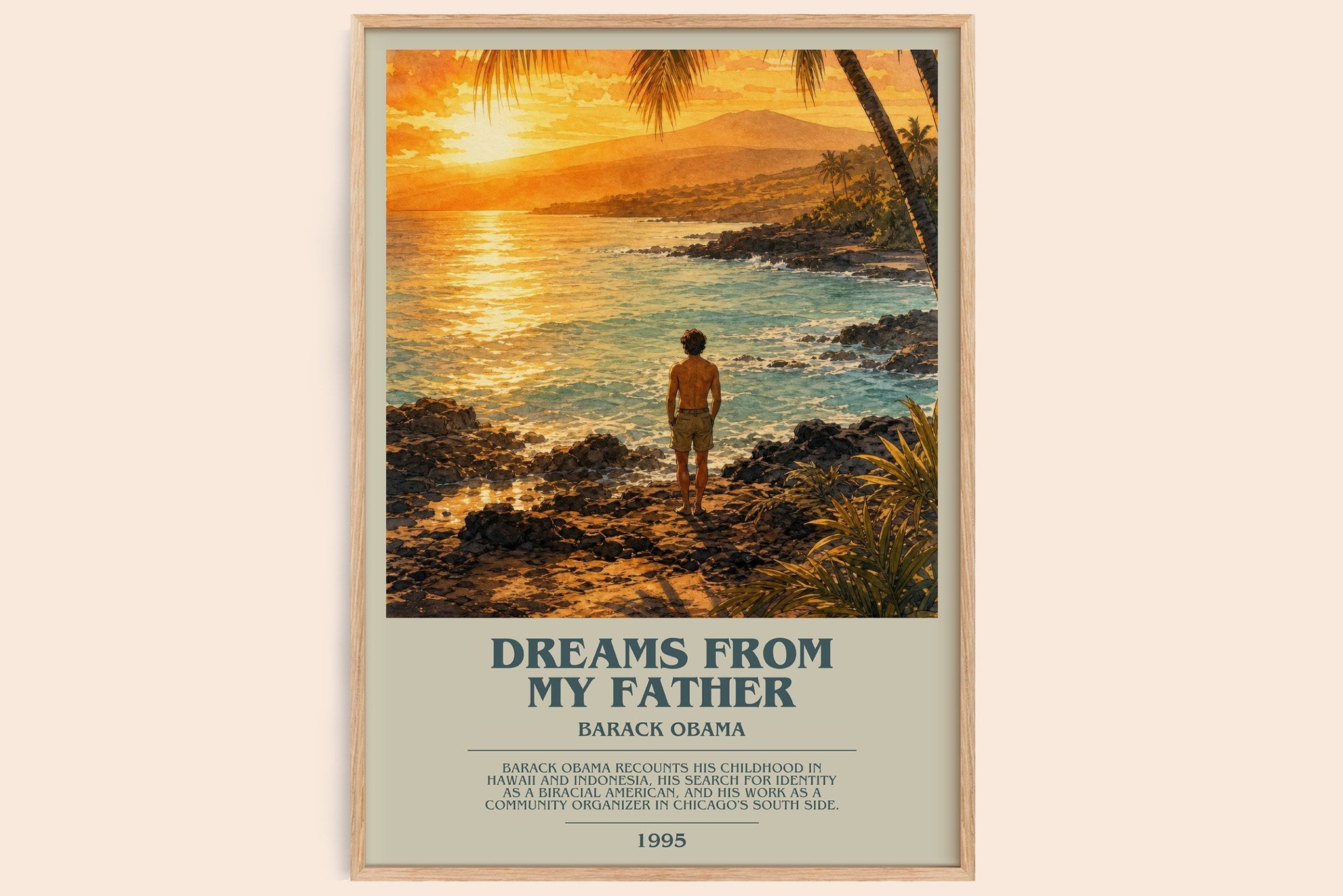 Dreams from My Father Bookish Wall Art by Barack Obama